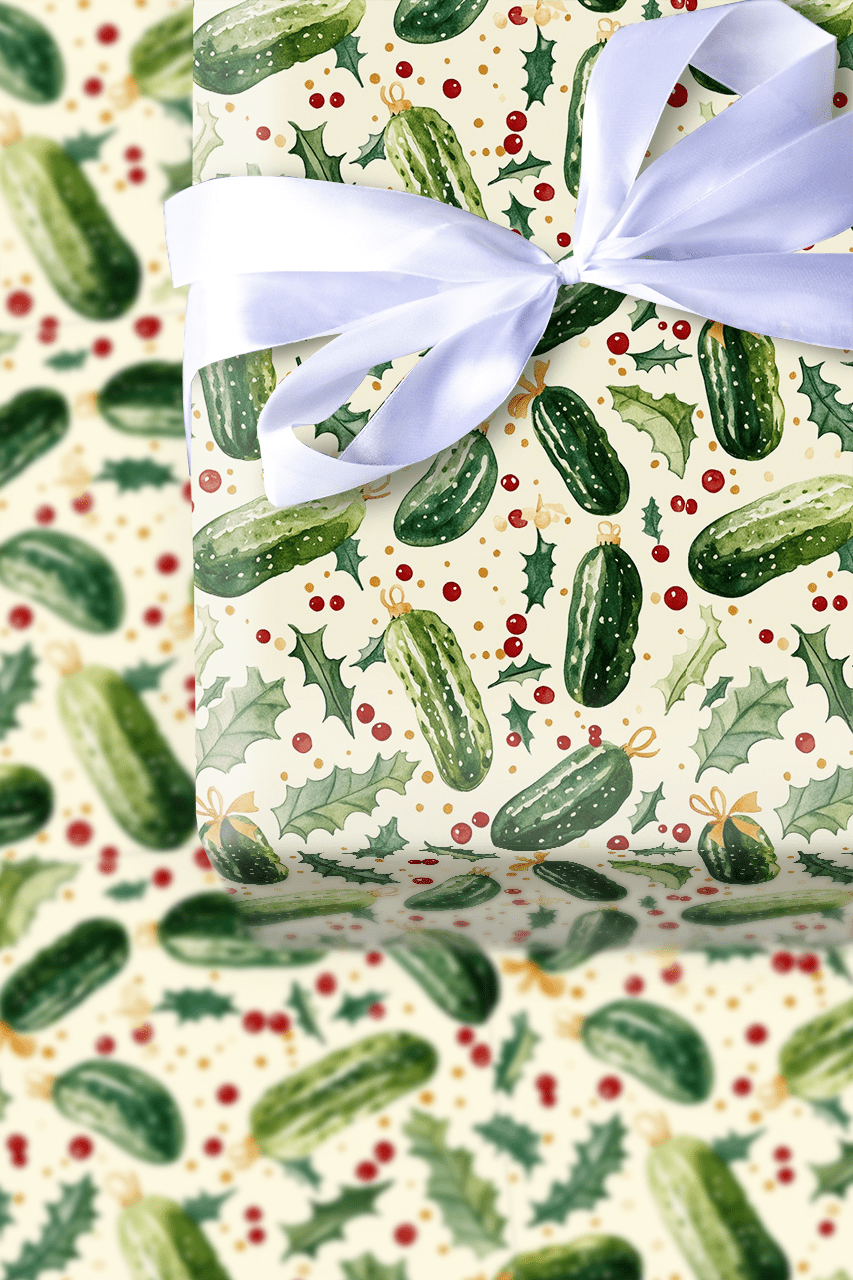 Dill - icious Holidays - Wrapping Paper - Aspen & Arlo