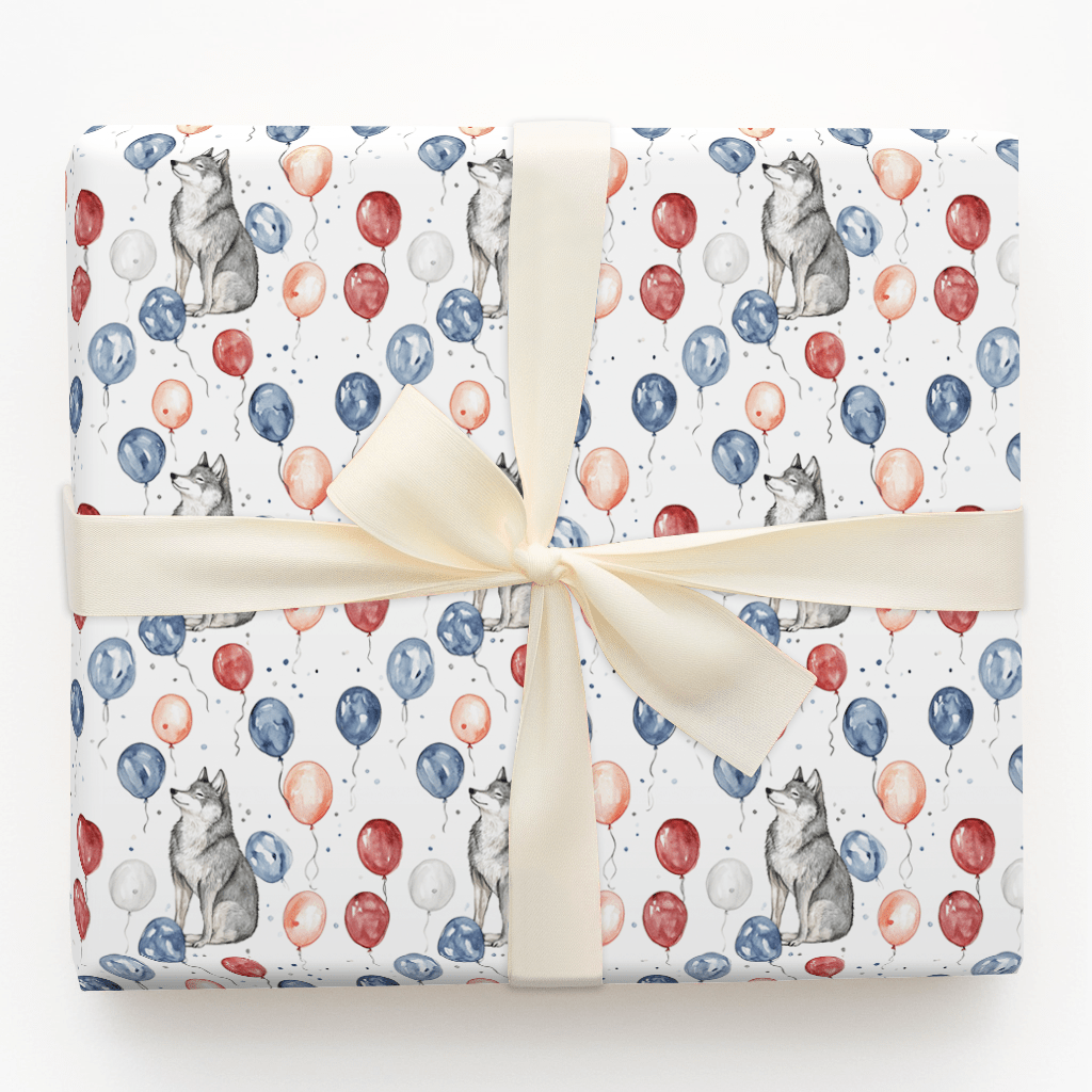 Wolf Time - Wrapping Paper - Aspen & Arlo
