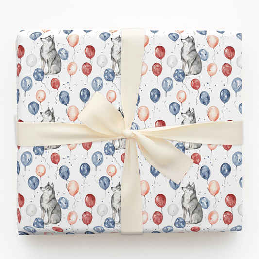 Wolf Time - Wrapping Paper - Aspen & Arlo