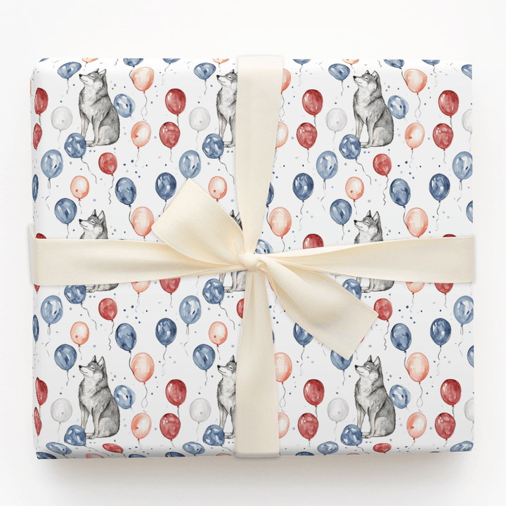 Wolf Time - Wrapping Paper - Aspen & Arlo