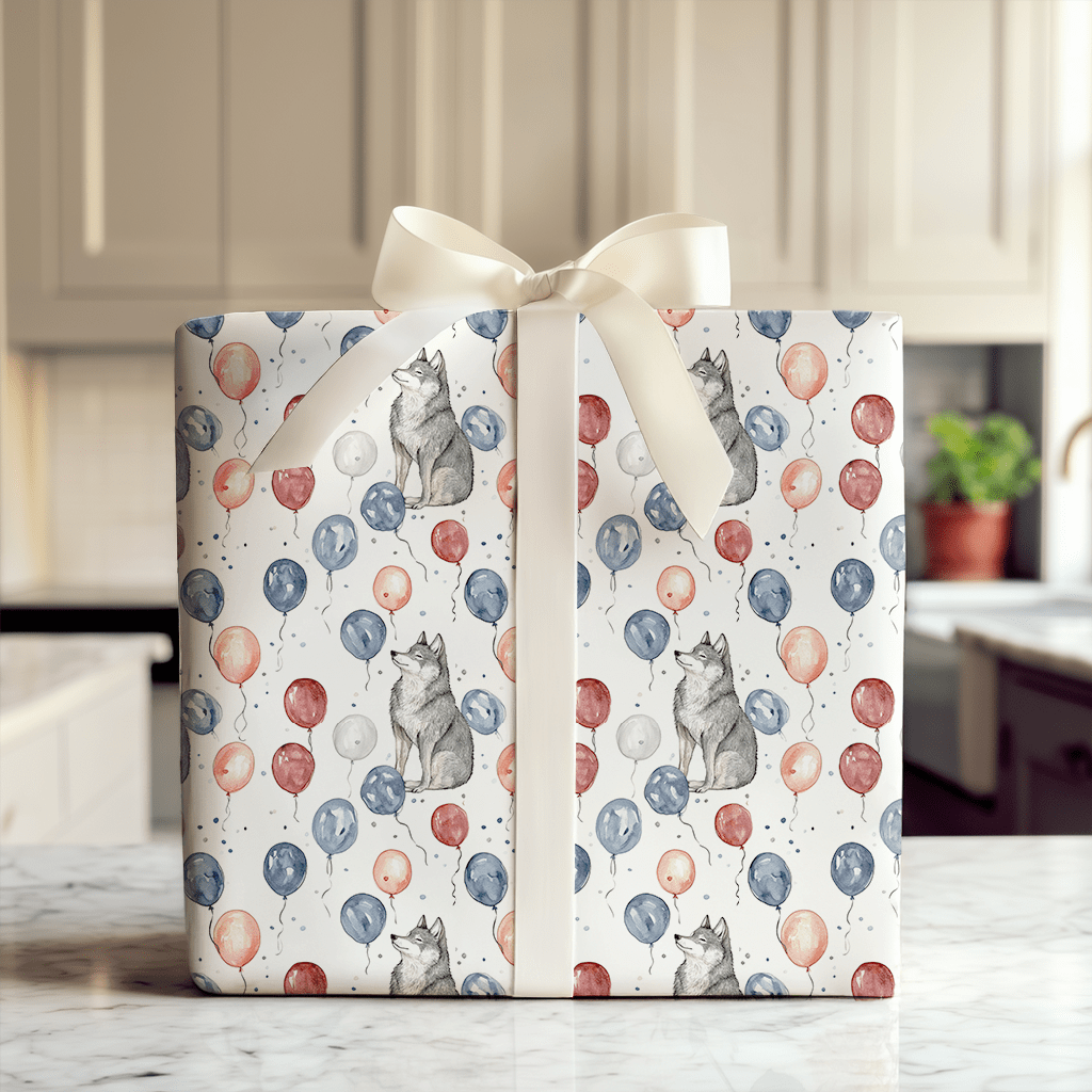 Wolf Time - Wrapping Paper - Aspen & Arlo