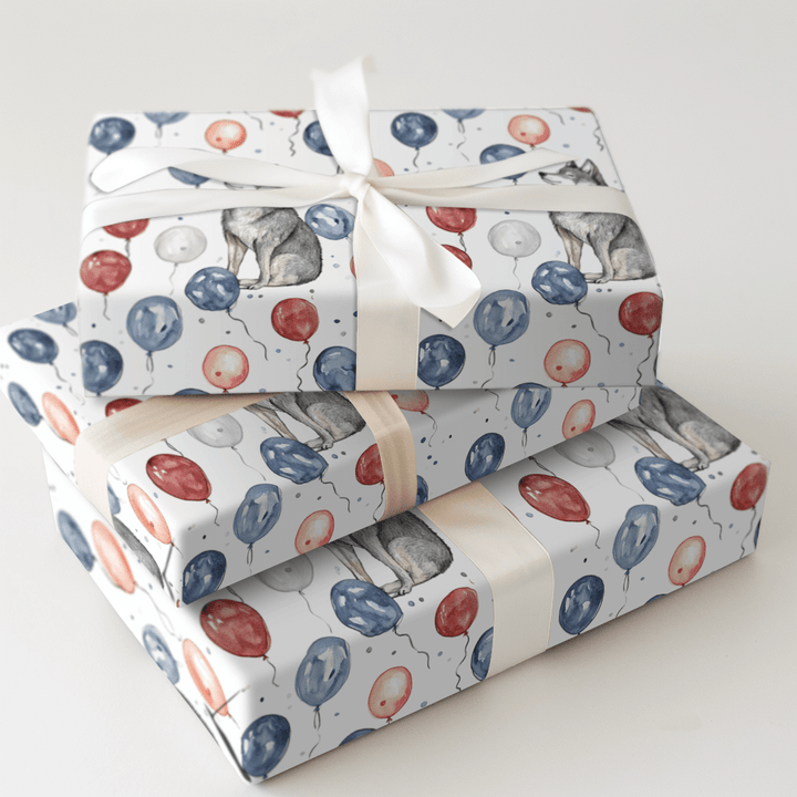 Wolf Time - Wrapping Paper - Aspen & Arlo