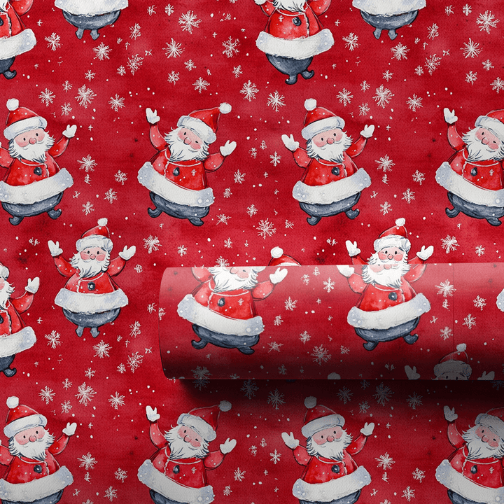 Claus for Celebration - Wrapping Paper - Aspen & Arlo