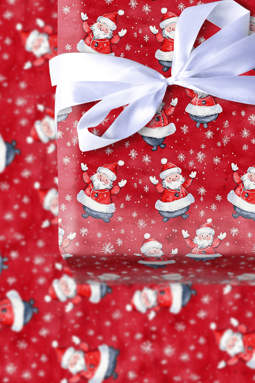 Claus for Celebration - Wrapping Paper - Aspen & Arlo