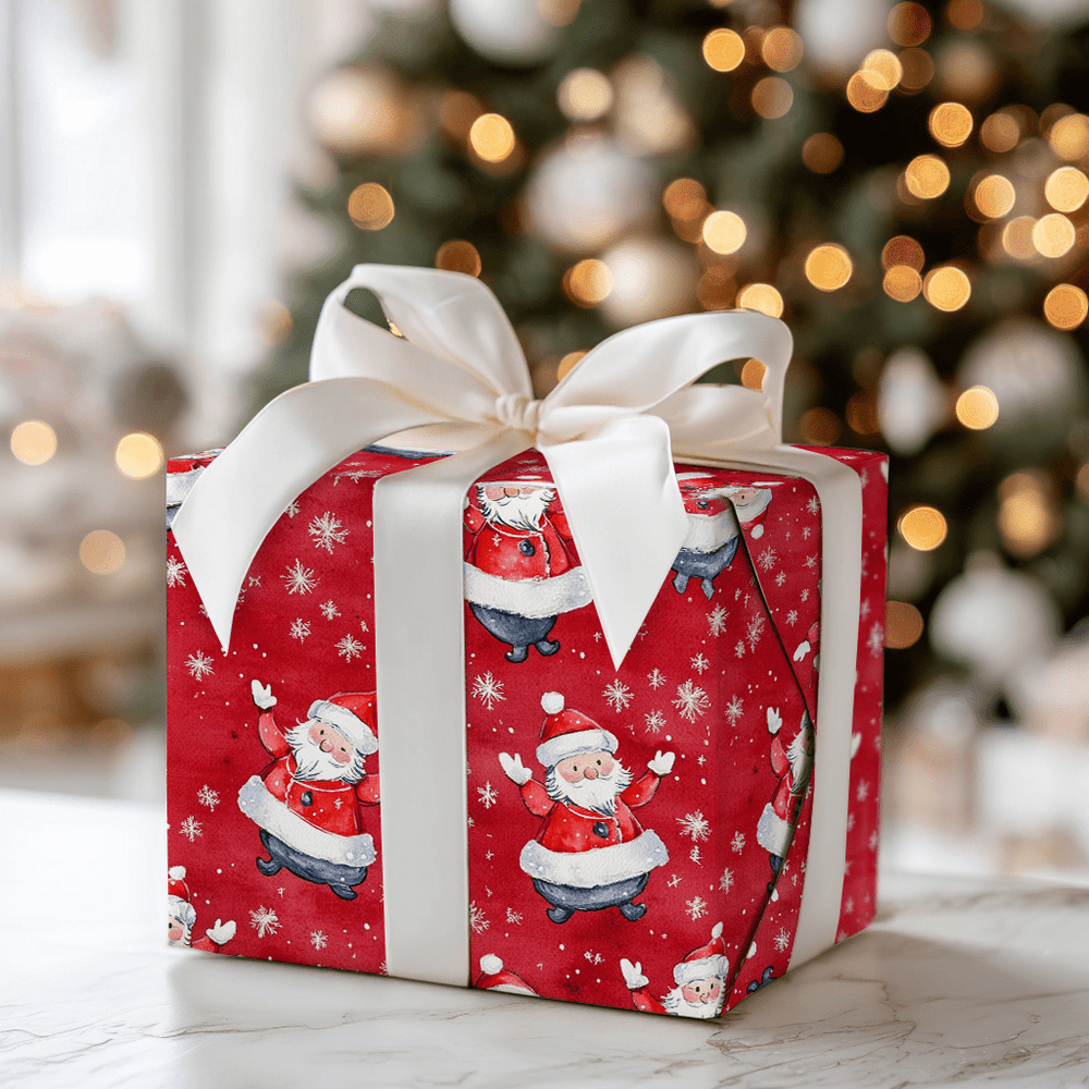 Claus for Celebration - Wrapping Paper - Aspen & Arlo