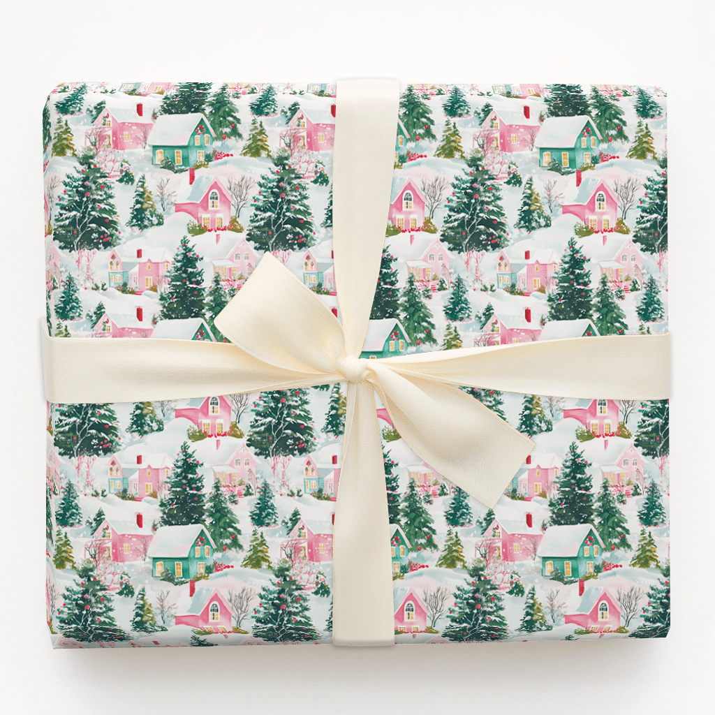 Snow Kissed - Wrapping Paper - Aspen & Arlo