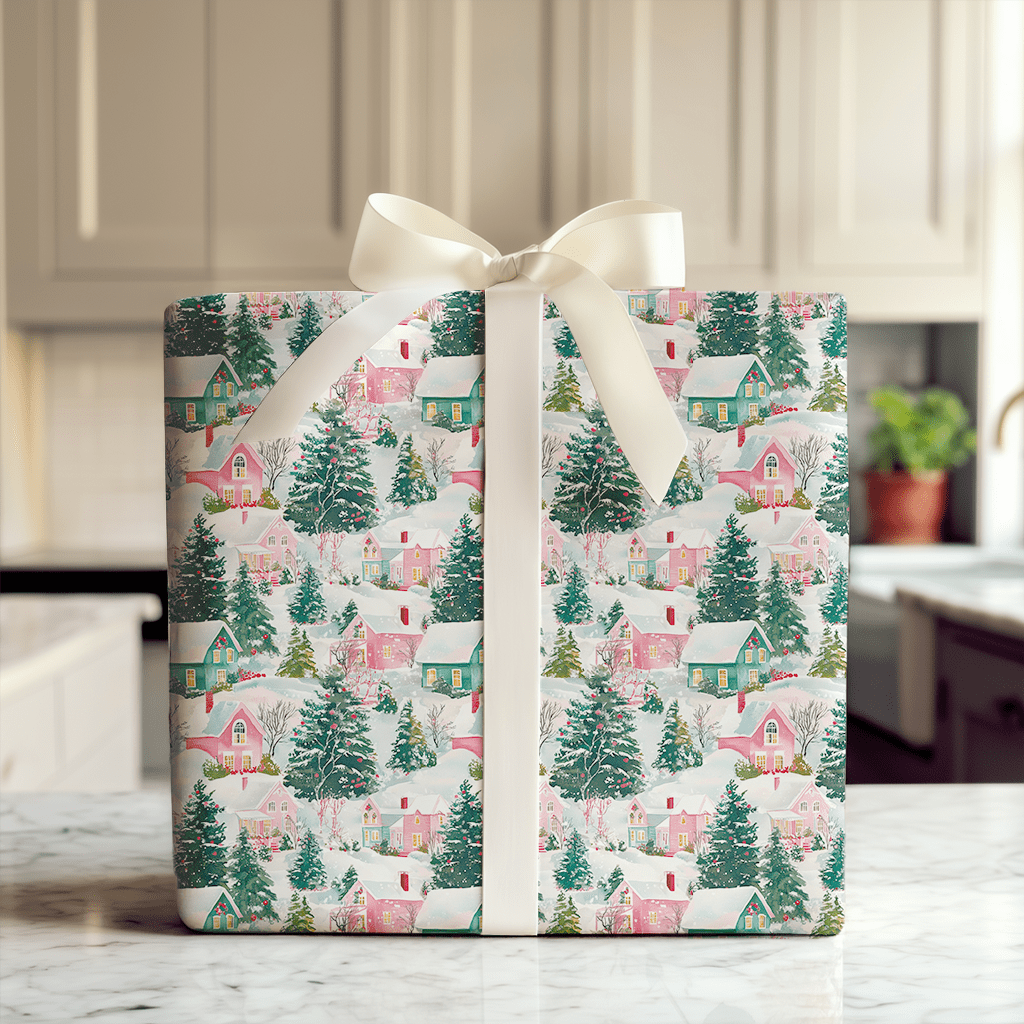 Snow Kissed - Wrapping Paper - Aspen & Arlo