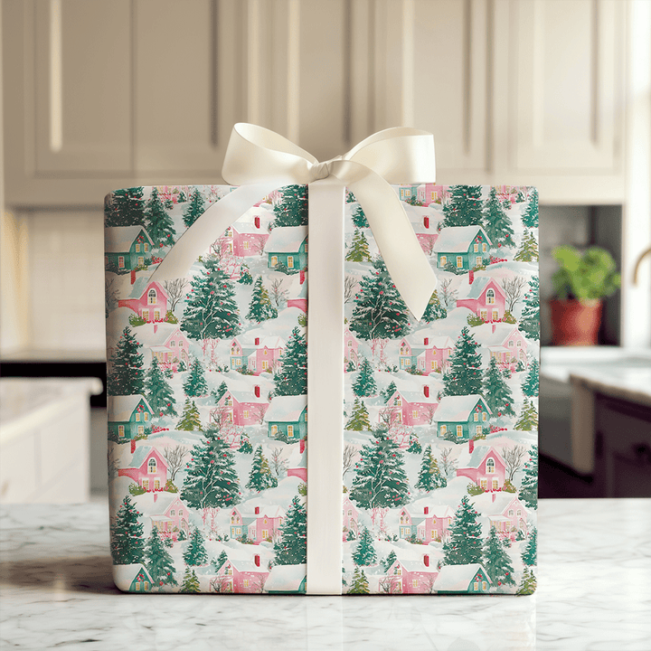 Snow Kissed - Wrapping Paper - Aspen & Arlo
