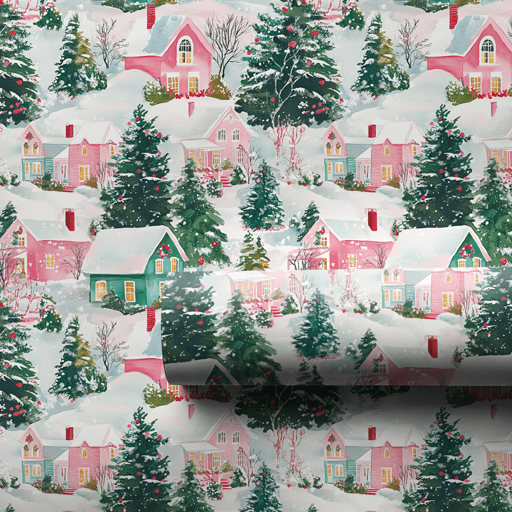 Snow Kissed - Wrapping Paper - Aspen & Arlo