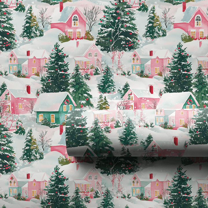 Snow Kissed - Wrapping Paper - Aspen & Arlo