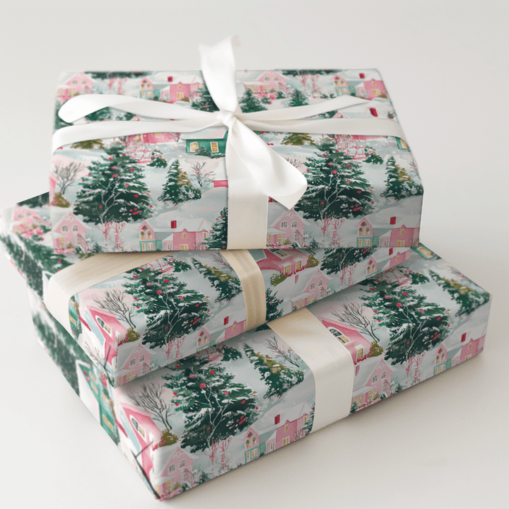 Snow Kissed - Wrapping Paper - Aspen & Arlo