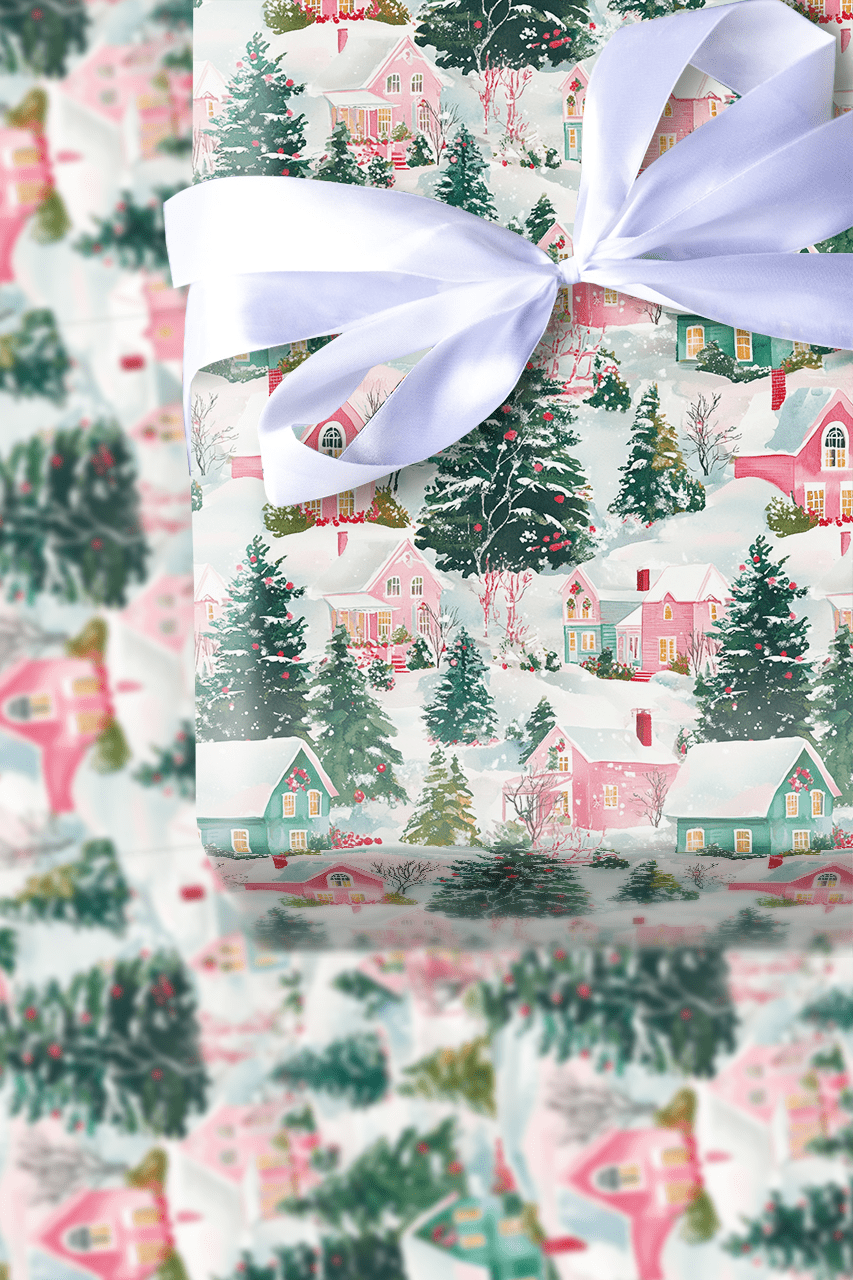 Snow Kissed - Wrapping Paper - Aspen & Arlo