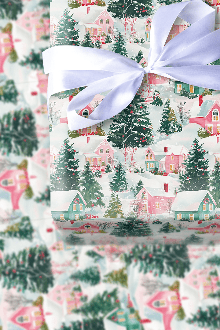 Snow Kissed - Wrapping Paper - Aspen & Arlo