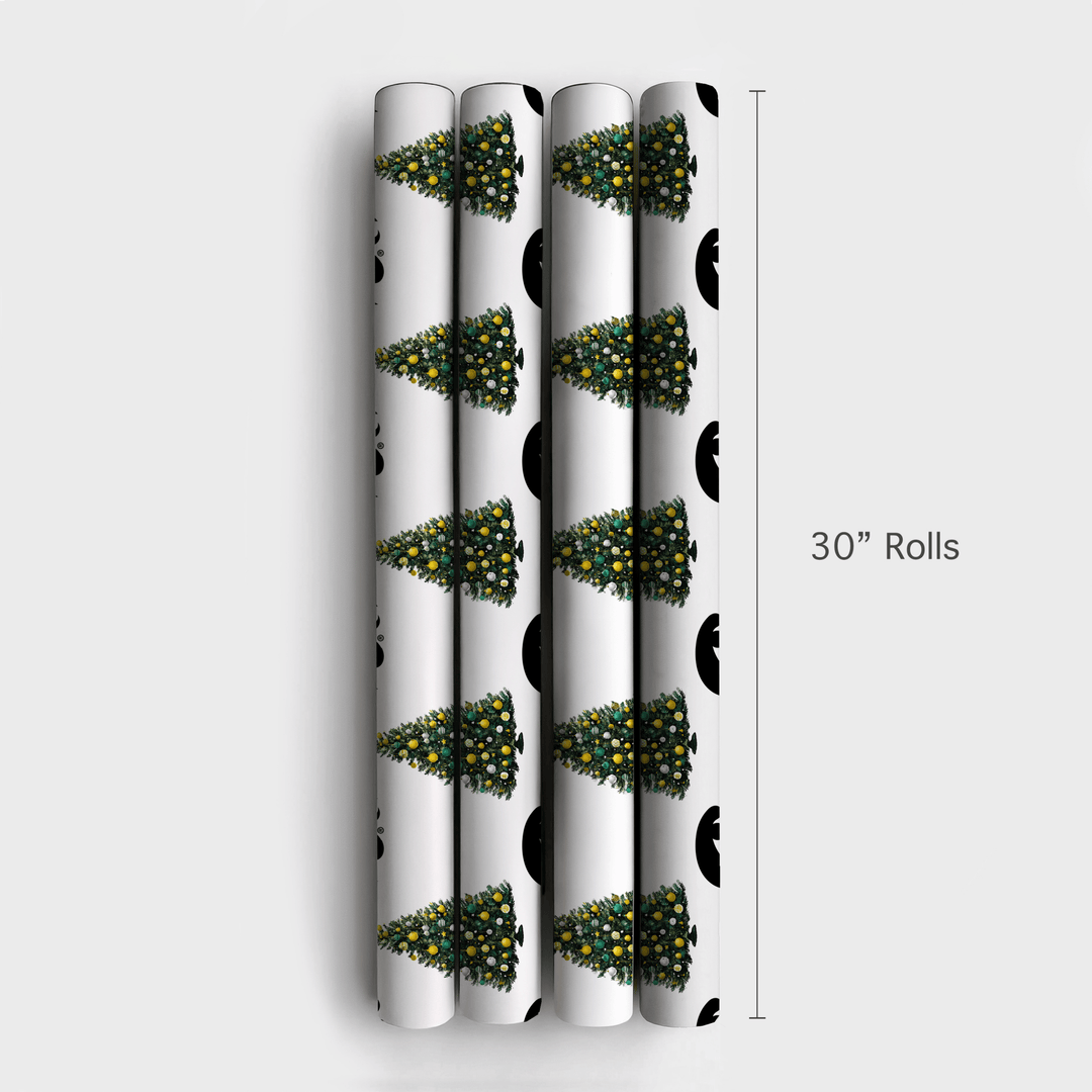 Frosty Herky Fir - Wrapping Paper - Aspen & Arlo