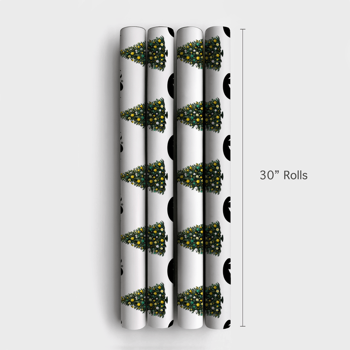 Frosty Herky Fir - Wrapping Paper - Aspen & Arlo