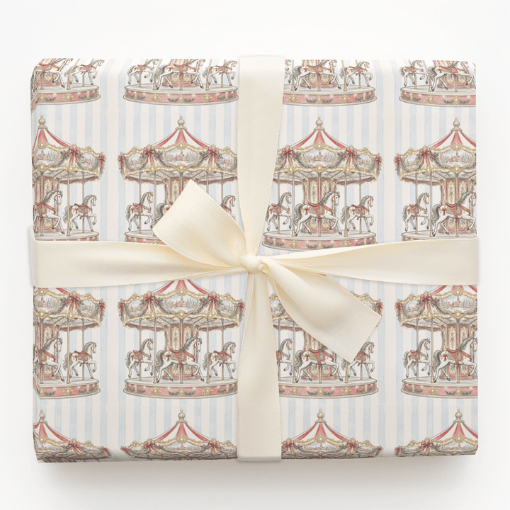 The Gilded Carousel - Wrapping Paper - Aspen & Arlo