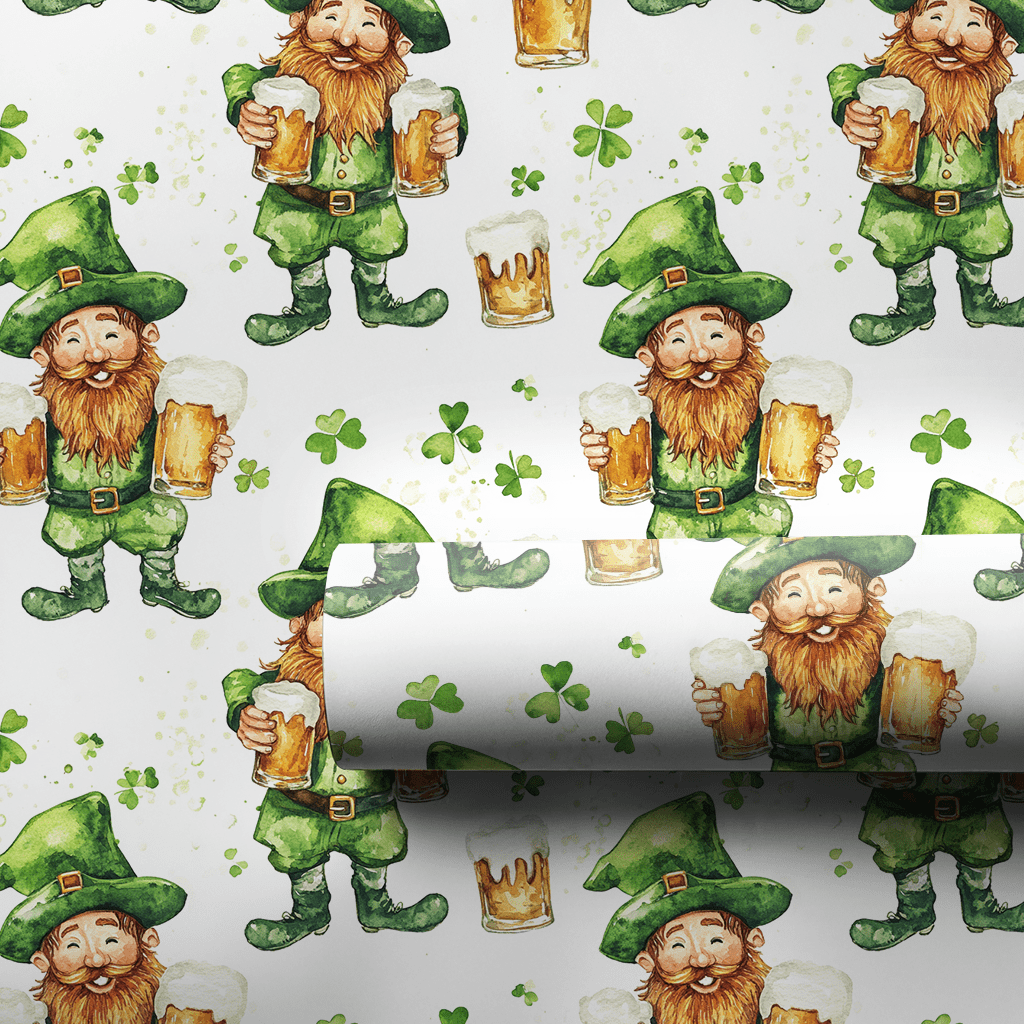 Beer Me I Am Irish - Wrapping Paper - Aspen & Arlo