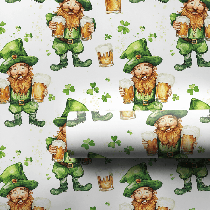 Beer Me I Am Irish - Wrapping Paper - Aspen & Arlo
