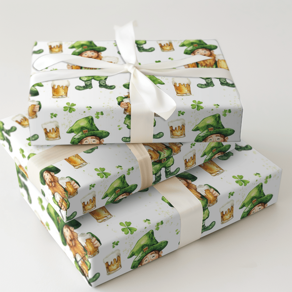 Beer Me I Am Irish - Wrapping Paper - Aspen & Arlo