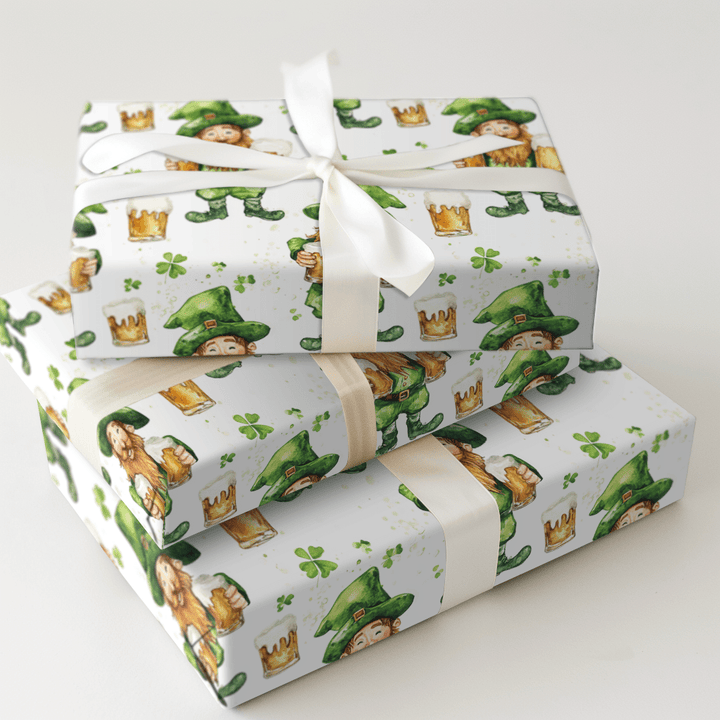 Beer Me I Am Irish - Wrapping Paper - Aspen & Arlo