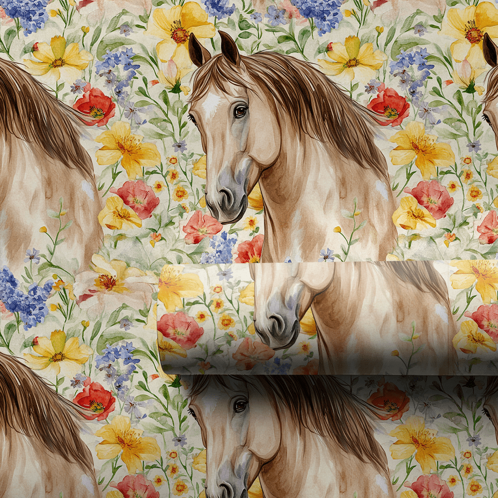 Garden Day with the American Quarter - Wrapping Paper - Aspen & Arlo