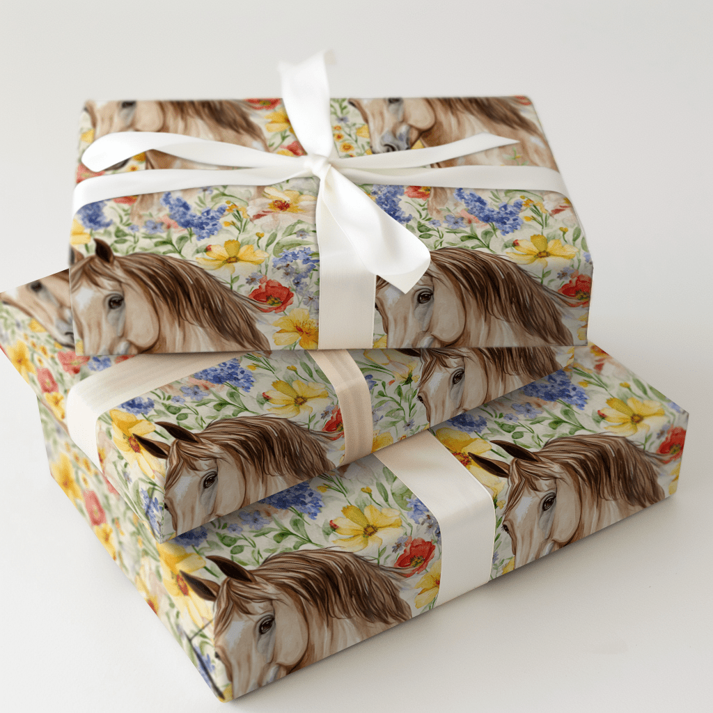 Garden Day with the American Quarter - Wrapping Paper - Aspen & Arlo