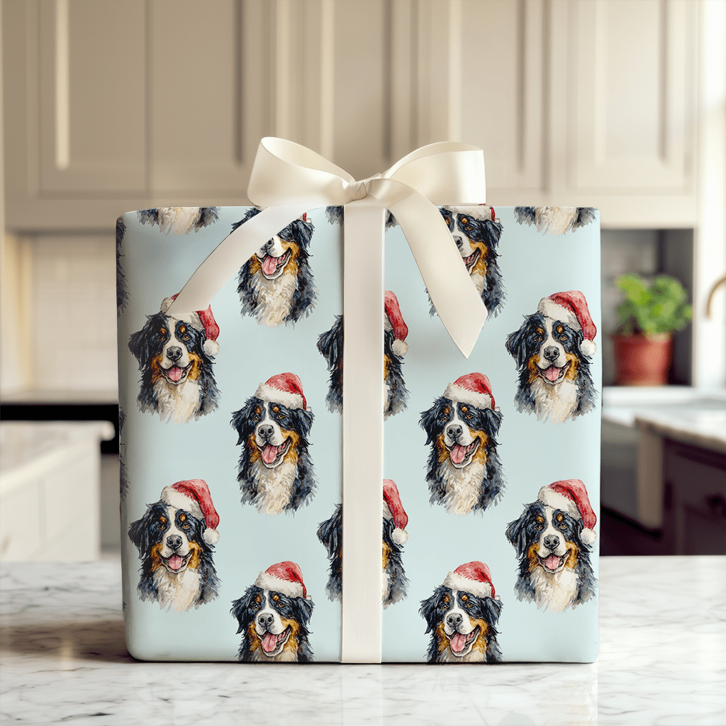 Jolly Bernese - Wrapping Paper - Aspen & Arlo