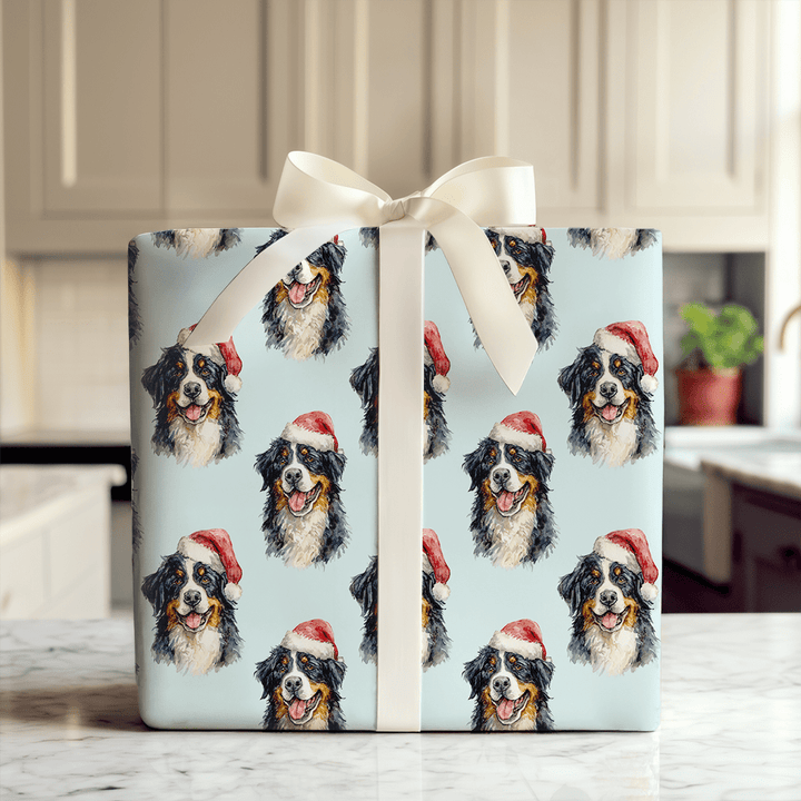Jolly Bernese - Wrapping Paper - Aspen & Arlo