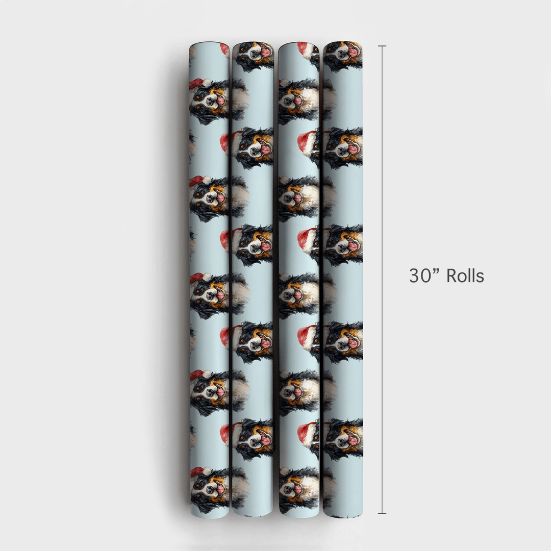 Jolly Bernese - Wrapping Paper - Aspen & Arlo