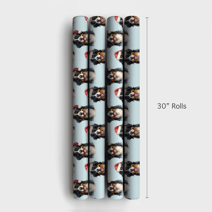 Jolly Bernese - Wrapping Paper - Aspen & Arlo