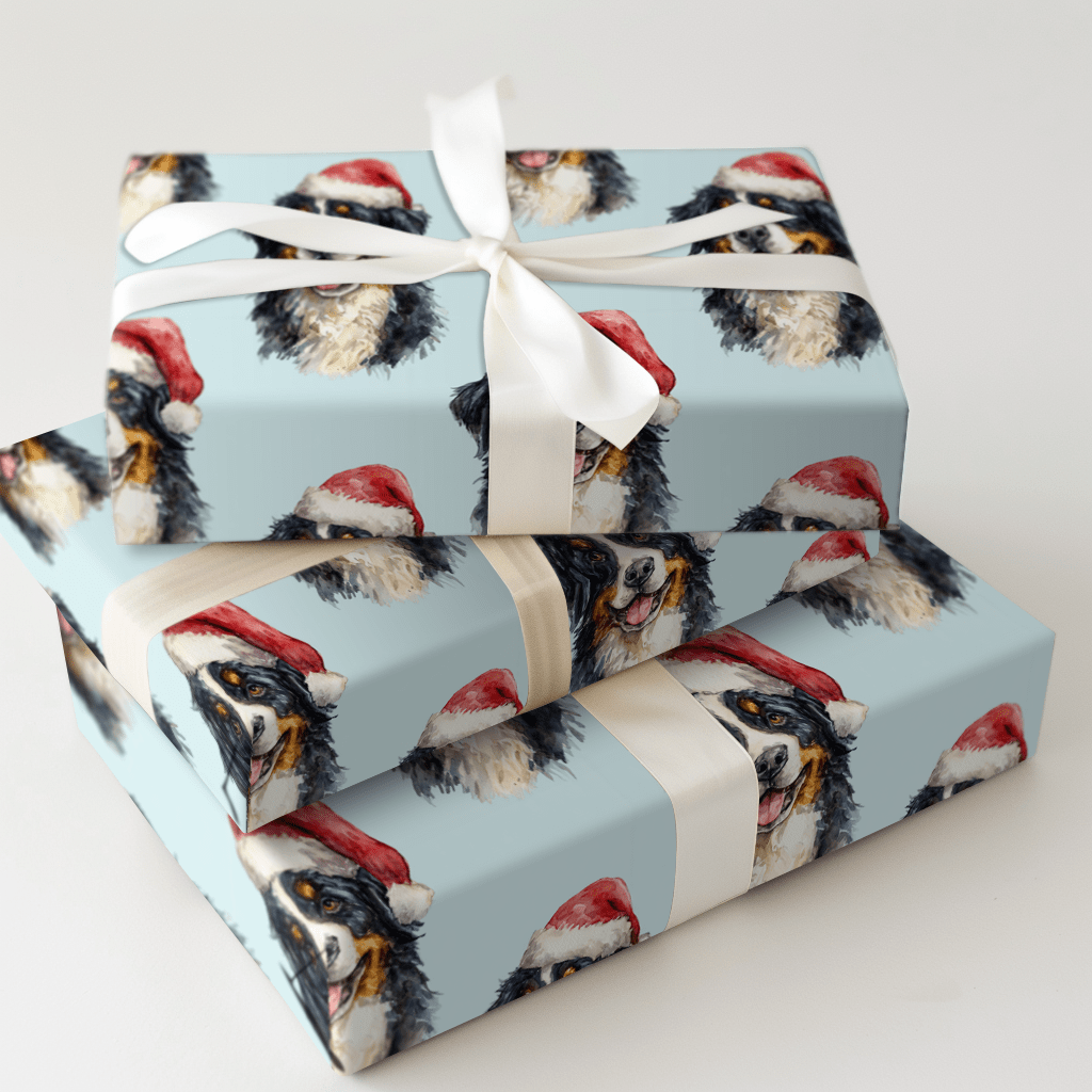 Jolly Bernese - Wrapping Paper - Aspen & Arlo