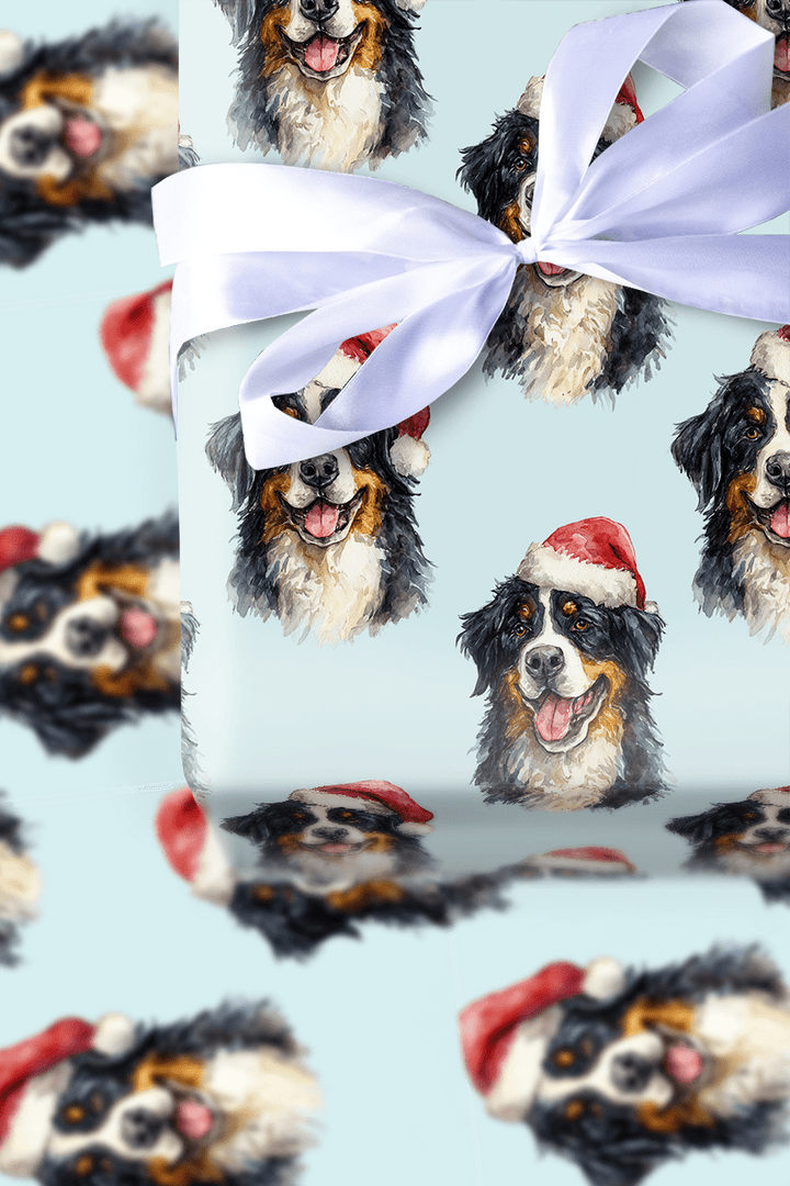 Jolly Bernese - Wrapping Paper - Aspen & Arlo