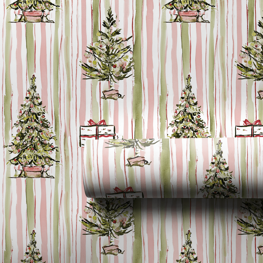 Charlie Pink - Wrapping Paper - Aspen & Arlo