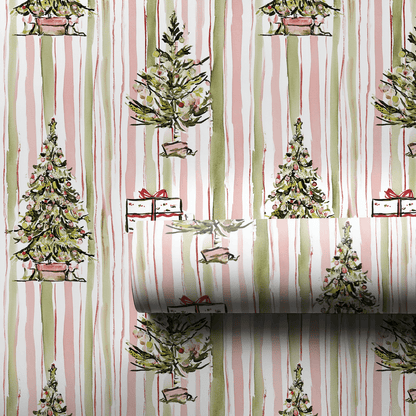 Charlie Pink - Wrapping Paper - Aspen & Arlo