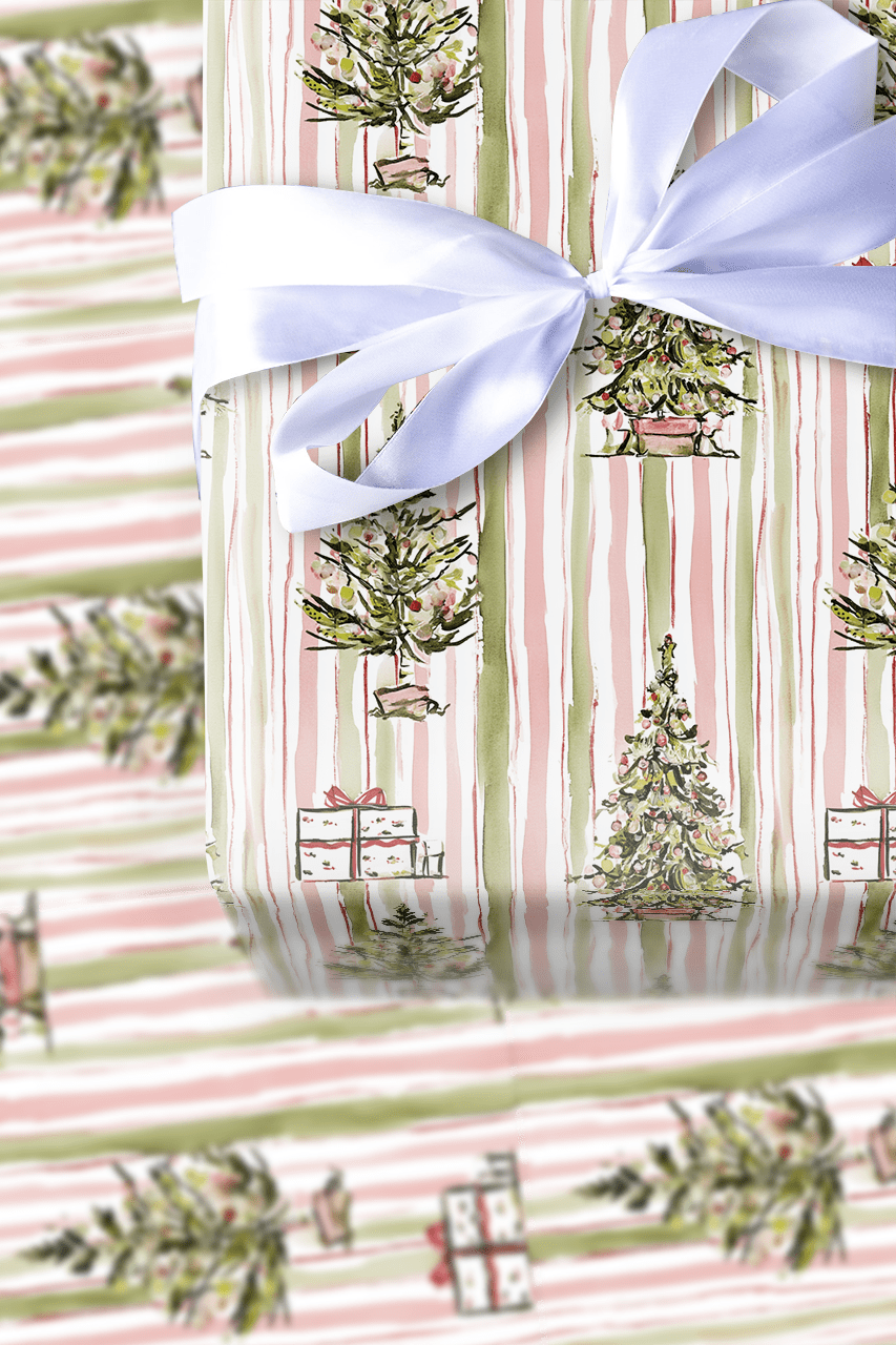 Charlie Pink - Wrapping Paper - Aspen & Arlo