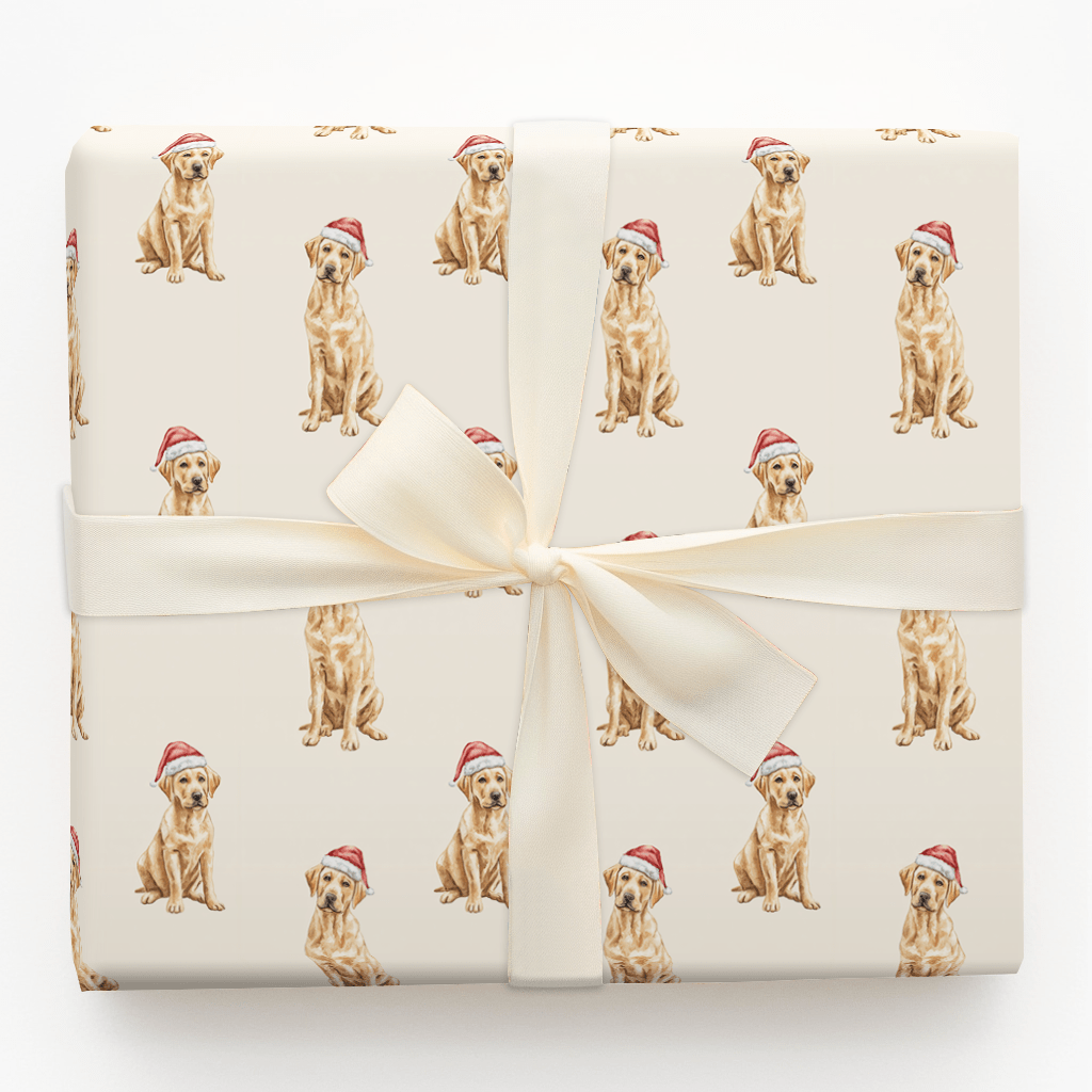 Dudley Santa - Wrapping Paper - Aspen & Arlo