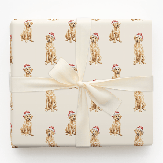 Dudley Santa - Wrapping Paper - Aspen & Arlo