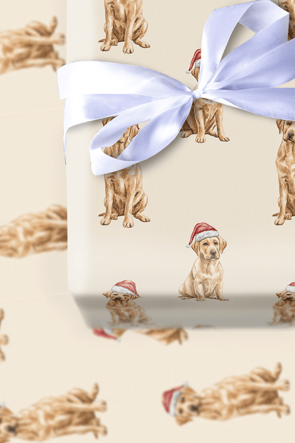 Dudley Santa - Wrapping Paper - Aspen & Arlo