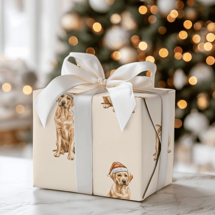 Dudley Santa - Wrapping Paper - Aspen & Arlo