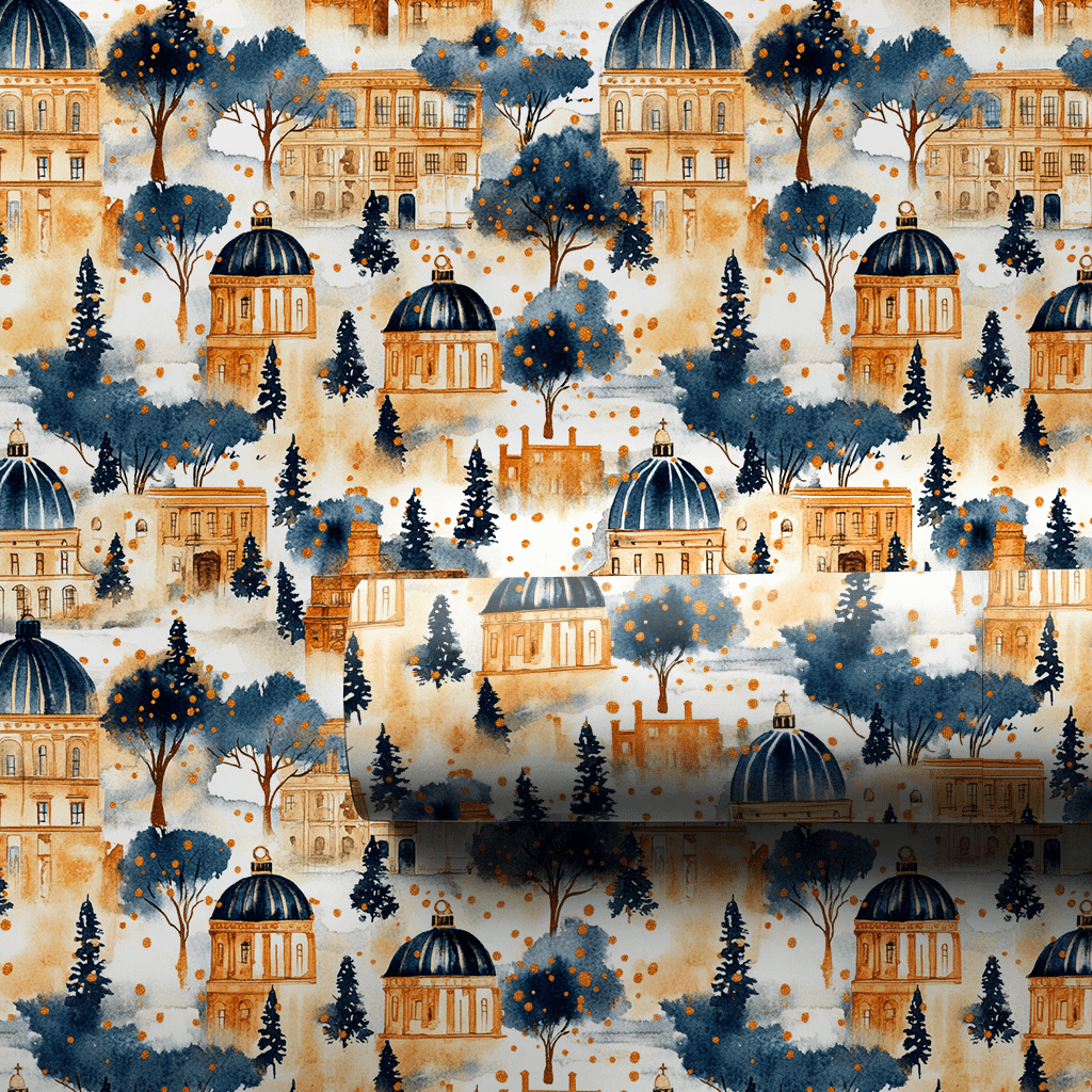 Rome Midnight - Wrapping Paper - Aspen & Arlo
