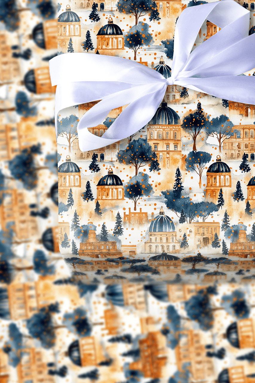 Rome Midnight - Wrapping Paper - Aspen & Arlo