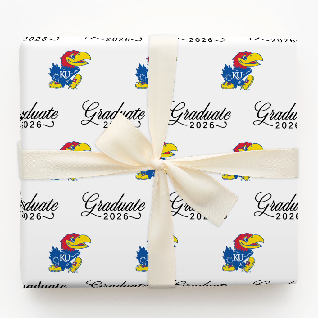 Kansas Graduate 2026 - Wrapping Paper - Aspen & Arlo