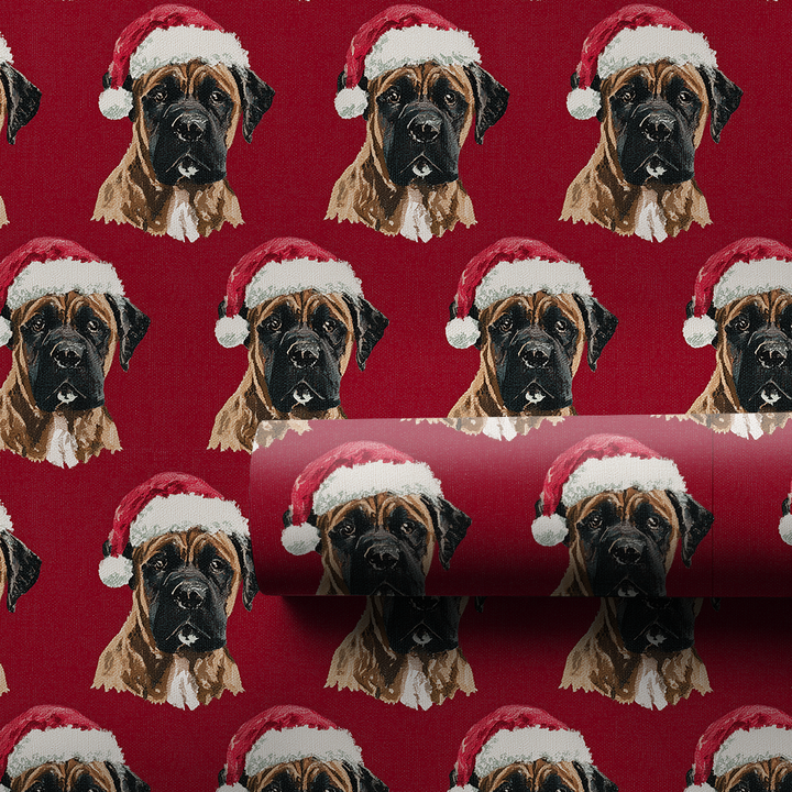 Santa the Bullmastiff
