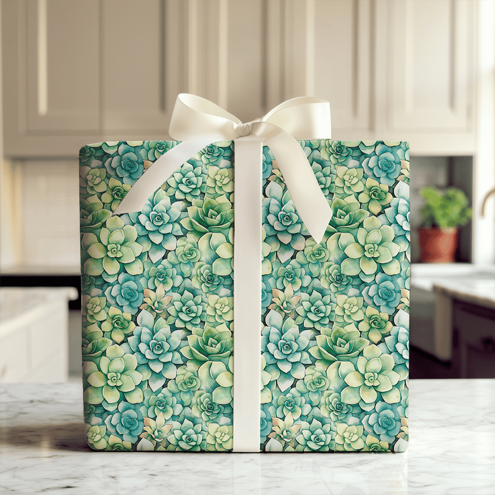 Echeveria Elegance - Wrapping Paper - Aspen & Arlo