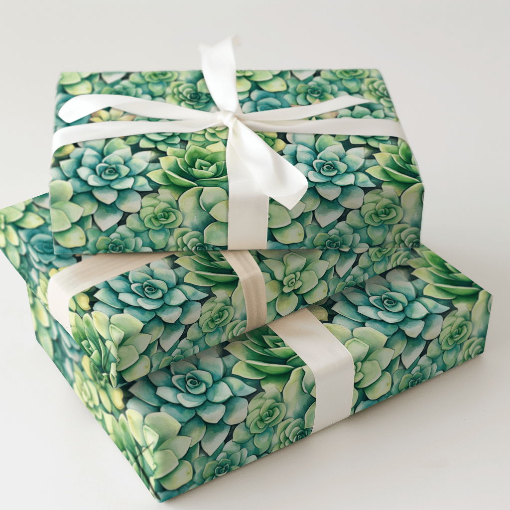 Echeveria Elegance - Wrapping Paper - Aspen & Arlo