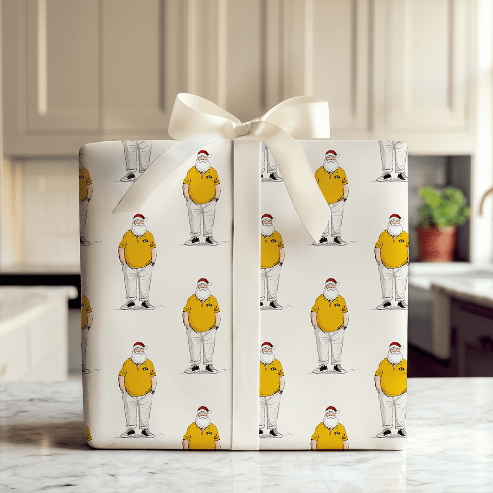 Mizzou Santa Polo - Wrapping Paper - Aspen & Arlo