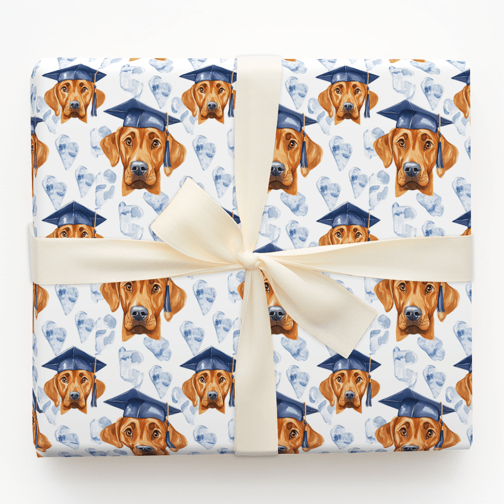 Rhodesian Ridgeback Graduate - Wrapping Paper - Aspen & Arlo