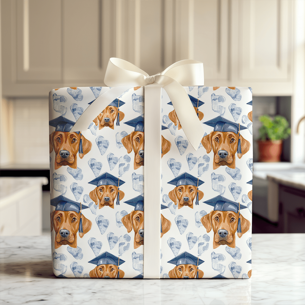 Rhodesian Ridgeback Graduate - Wrapping Paper - Aspen & Arlo