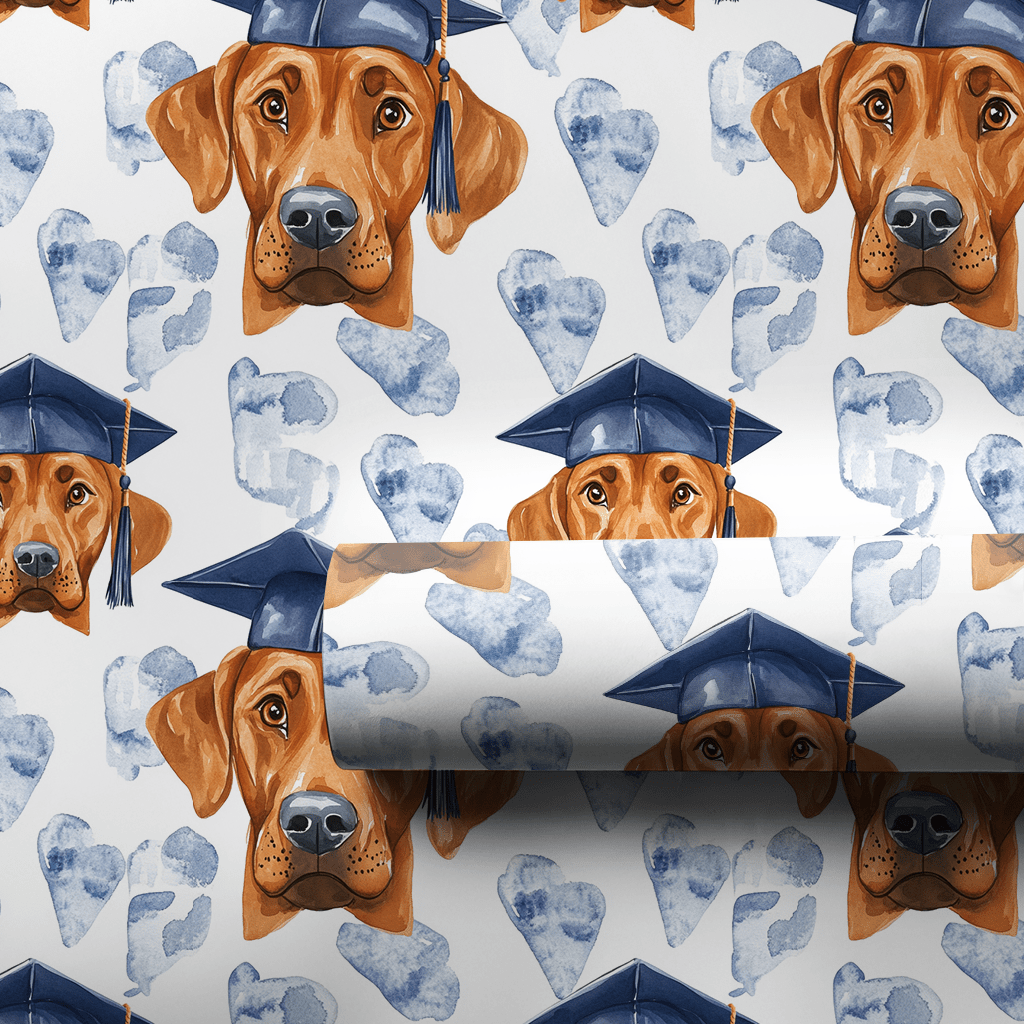 Rhodesian Ridgeback Graduate - Wrapping Paper - Aspen & Arlo