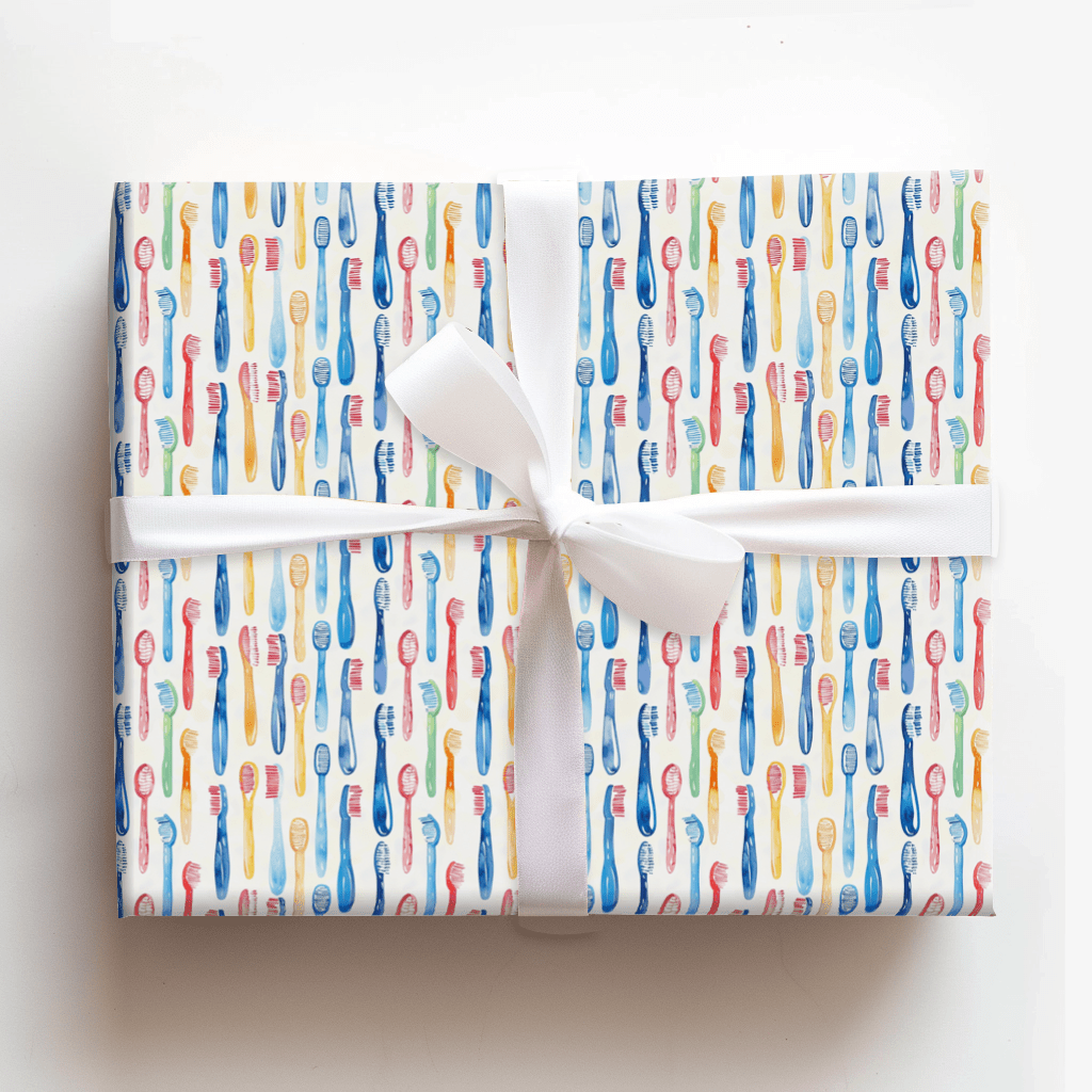 Plaque Attack - Wrapping Paper - Aspen & Arlo